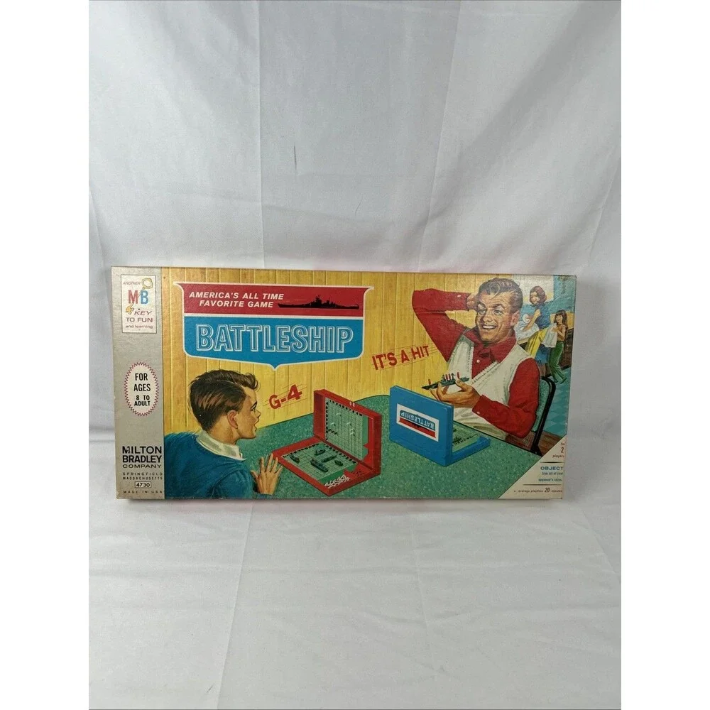 Milton Bradley battleship box
